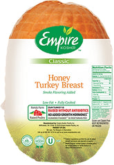 Honey Smoked Turkey Breast - Glatt Kosher Product, Ideal for Everyday Consumers for Everyday Cooking